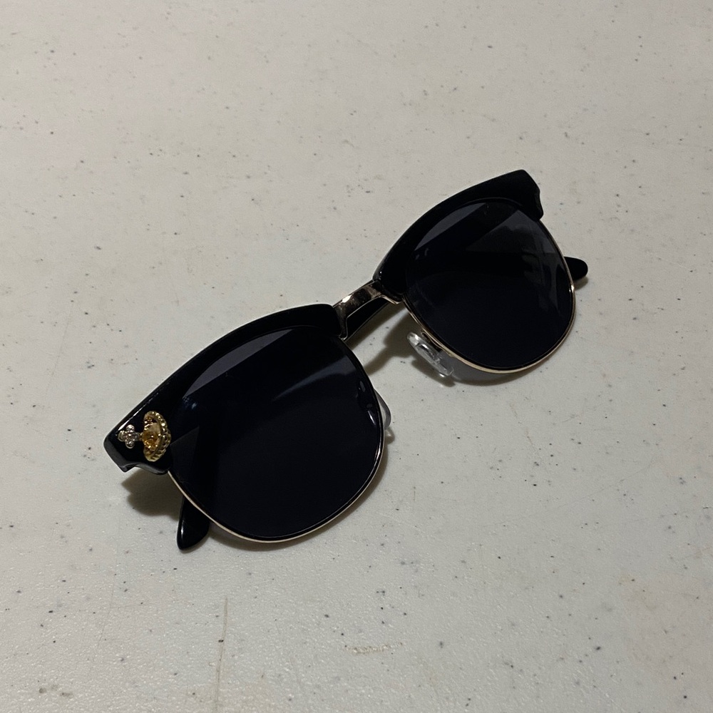 Vivienne Westwood Black and Gold Sunglasses